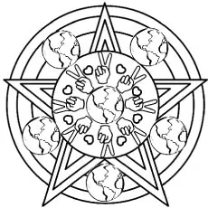 World Peace and Hope Coloring Pages