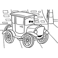 Free Printable The Cars coloring Pages_image