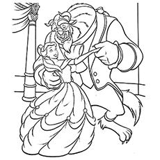 beauty and the beast characters coloring pages chip