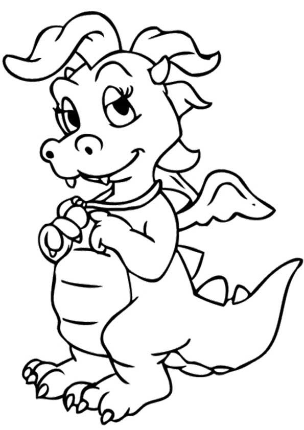 The-dragon-tales-cassie-coloring-pages
