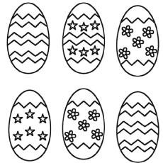 Easter Eggs coloring page