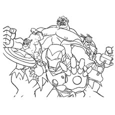 Empowering the Powerful Hulk Coloring Pages