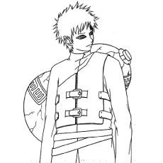 Coloring page - Leader - Kakashi Hatake