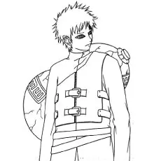 Naruto Gaara coloring page_image