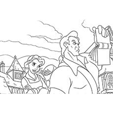 Top 10 Free Printable Beauty And The Beast Coloring Pages Online