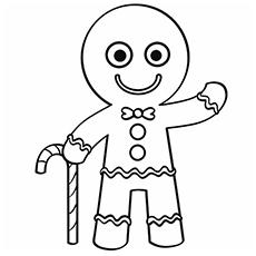 shrek gingerbread man coloring pages