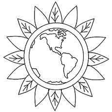 Go Green Earth Coloring Pages