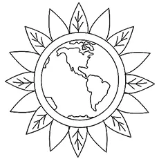 Go Green Earth Coloring Pages_image