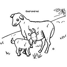 96 Goat Coloring Pages Printable Download Free Images