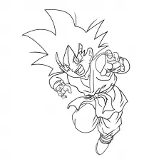 Goten During Childhood Coloring Pages