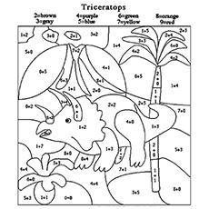 Lost World Fun Math Addition And Subtraction coloring pages