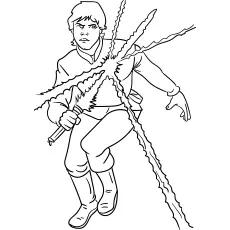 Luke Skywalker Coloring Pictures to Print