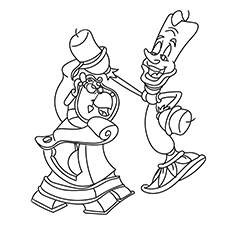 The Lumiere And Cogsworth