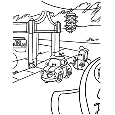 The miles axlerod Colorful car coloring page_image