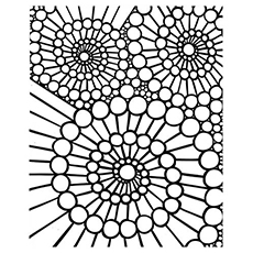 coloring page of Pattern Mosaic