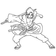 The Naruto As Hokage Coloring page