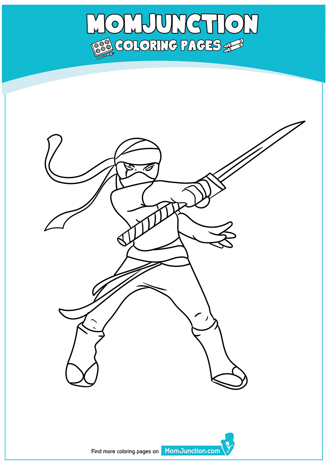The-ninja-warrior-with-sword