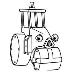 roley road roller coloring Page