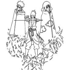 Sasuke Coloring Sheets - Free Printable Coloring Pages