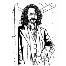Sirius Black Picture to Color