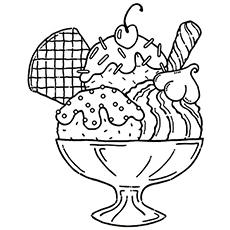 ice cream coloring pages