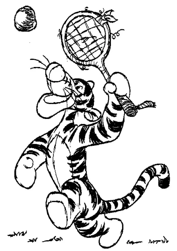 The-tigger-trying-his-hand-at-badminton