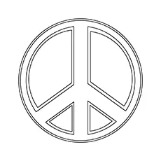 Universal Peace of Sign Coloring Pages_image