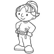 Wendy Bobs Business Partner Coloring Page