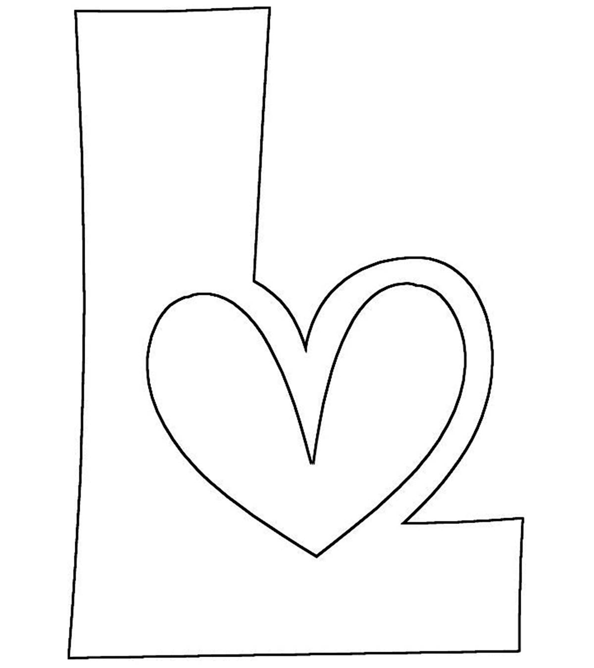 Coloring Pages Of The Letter L Coloring Walls