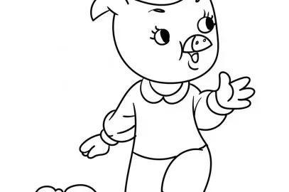 Top 10 Free Printable Three Little Pigs Coloring Pages Online
