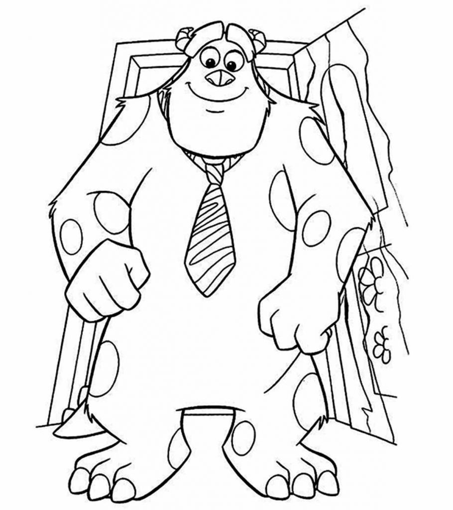 Top 20 Free Printable Monsters Inc. Coloring Pages Online