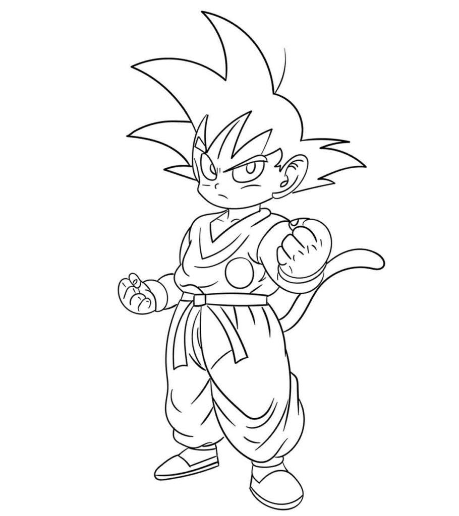 dragon ball z teen gohan coloring pages