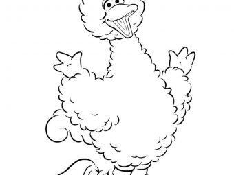 Top 25 Colorful Big Bird Coloring Pages For Your Little One