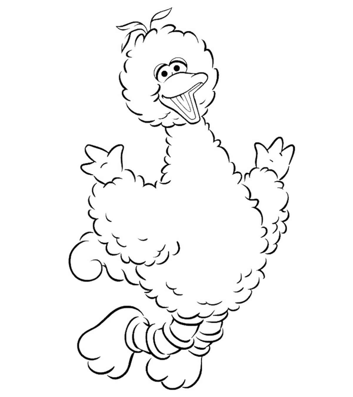 baby sesame street characters coloring pages