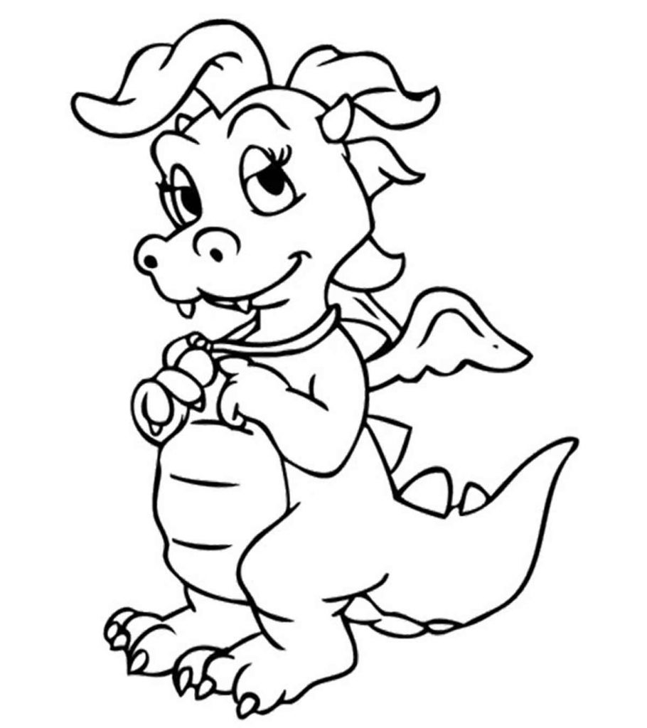 Top 25 Free Printable Dragon Tales Coloring Pages Online