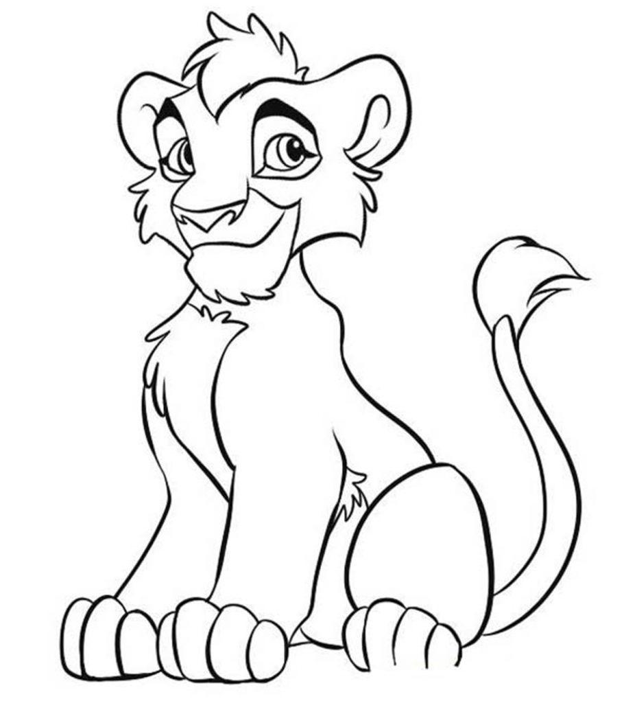 lion king coloring pages nala and simba