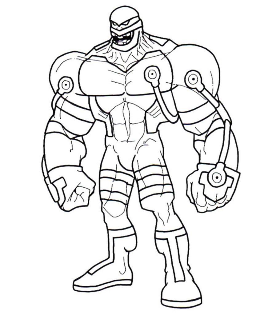 coloring pages of death stroke