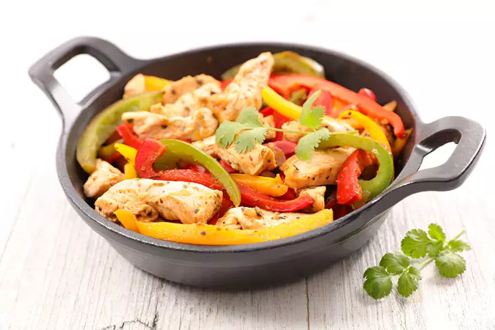 Veggie fajitas fireless cooking for kids