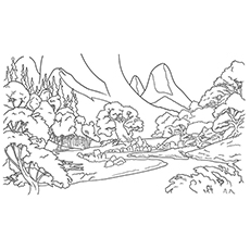 World of pixie hollow coloring pages