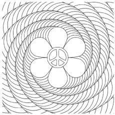 Easy Abstract Coloring Pages - Printable Coloring Pages for Adults