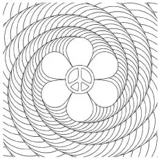 Abstract Optical Illusions Coloring Pages_image