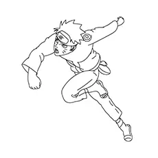 Anime Naruto Fighting coloring page_image