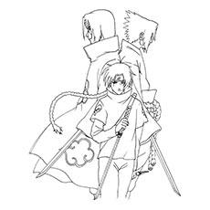 Naruto Coloring Pages Kakashi  Cartoon coloring pages, Chibi coloring  pages, Coloring pages