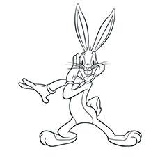 cute cartoon bunny coloring pages