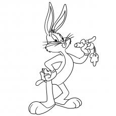 Top 25 Free Printable Bugs Bunny Coloring Pages Online | MomJunction