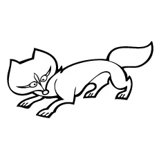 cartoon-of-a-fox