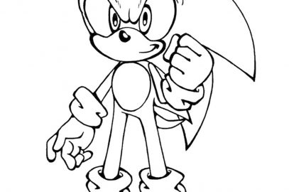 21 sonic the hedgehog coloring pages free printable