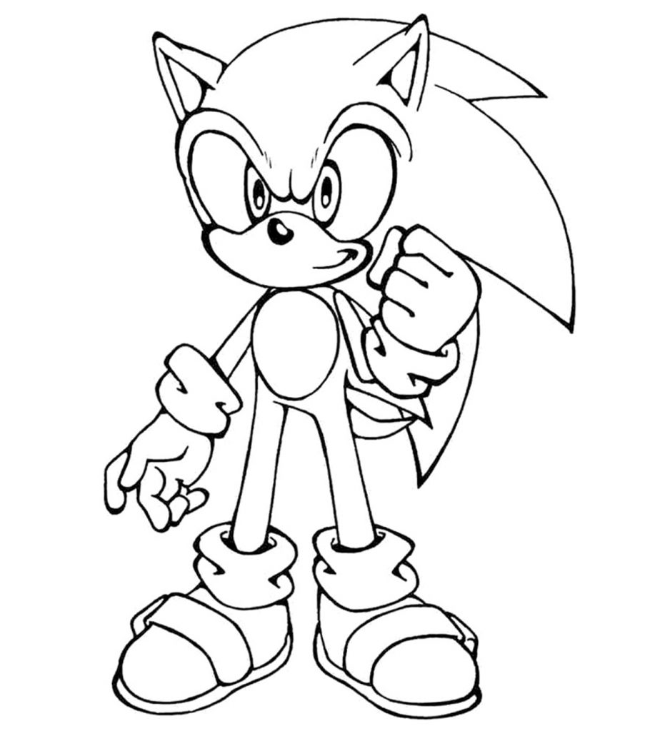 21 Sonic The Hedgehog Coloring Pages Free Printable