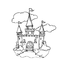 Castle Of The Prince Coloring Pages