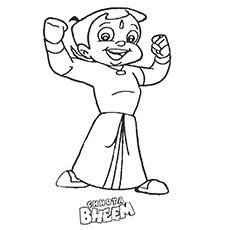 Top 25 Free Printable Chota Bheem Coloring Pages Online